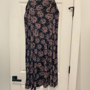 Lularoe 3x Floral Maxi Skirt